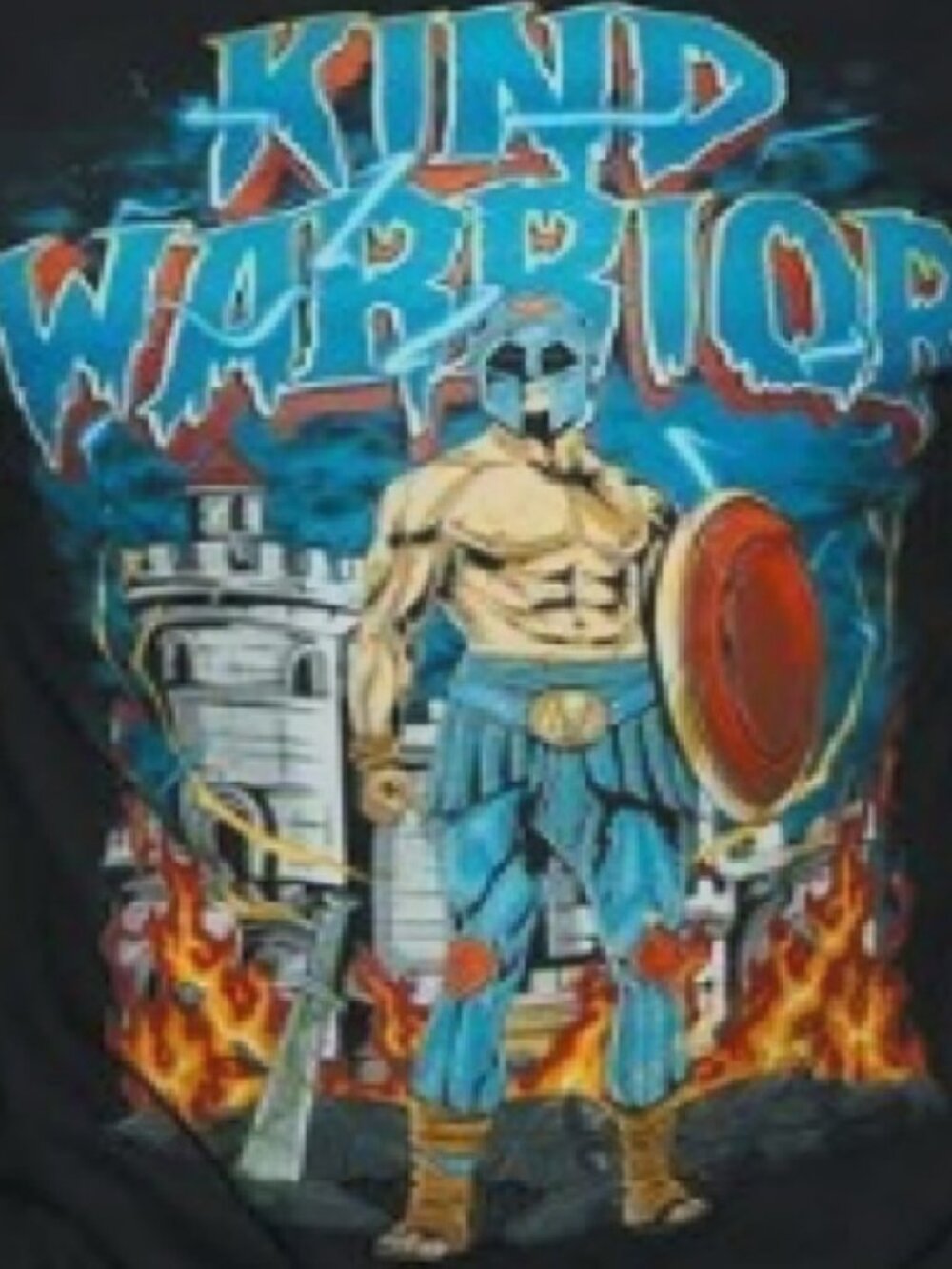 VeeFriends Shirt Mens Medium Blue Kind Warrior Graphic Tee Limited /555